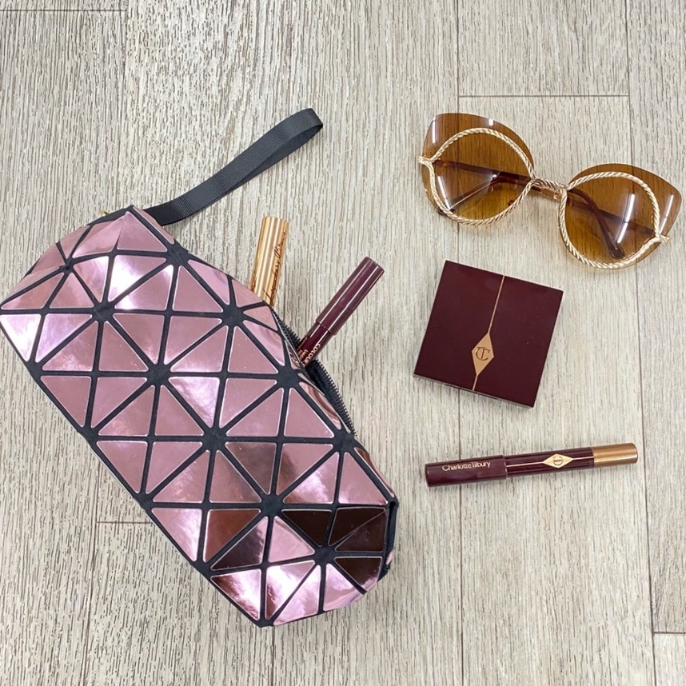 NWT Mirrored Make Up Bag